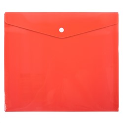 Expert Complete. "Premier" Папка-конверт для тетрадей с кнопкой A5+ 180 мкм красный арт.210404