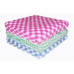 Одеяло байковое взрослое Ермолино <5772/В,140*205, 1.5 спальное, цветное>