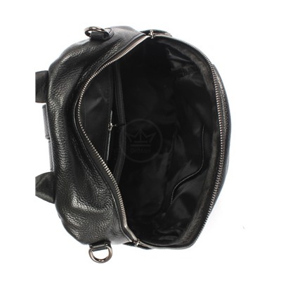 Рюкзак жен натуральная кожа OPI-8883,  1отд,  3внутр+5внеш/карм,  черный 250580