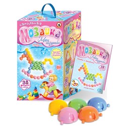 Мозаика напольная Милк "Мои игрушки" 38 элементов D=5.8см 03980 РОССИЯ