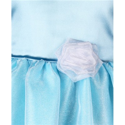 Голубое платье для девочки 82762-ДН18