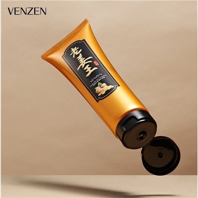 15%Venzen, Увлажняющий,разглаживающий,питательный кондиционер для волос с имбирем, 250 гр.