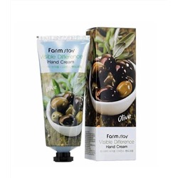 Крем для рук с маслом оливы - FARM STAY Visible Difference Hand Cream Olive