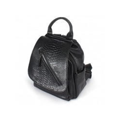 Рюкзак жен натуральная кожа OPI-8126,  1отд,  4внутр+4внеш/карм,  черный 243243