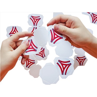 Полигональная модель своими руками «Трофейный мяч»