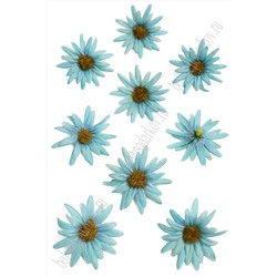 Головки цветов "Хризантема" 5 см (100 шт) SF-2090, голубой №3
