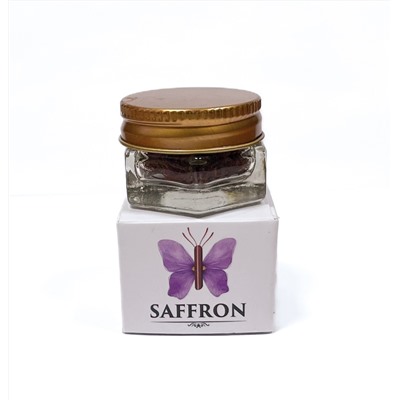 SAFFRON (KESAR) Bharat Bazaar (Шафран, Кесар, Бхарат Базар), стеклянная банка, 1 г.