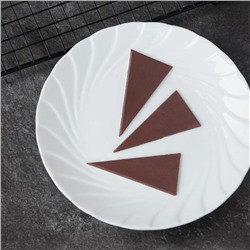 Силиконовый мат для отливки шоколада «Треугольники»