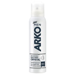 Дезодорант  мужской спрей ARKO CRYSTAL 150мл