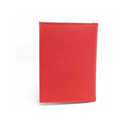 Обложка для авто+паспорт-Croco-ВП-105 натуральная кожа алый флотер/красный крок (128/203)  235884