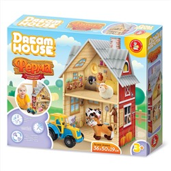 Кукольный домик быстрой сборки «Ферма» Серия Dream House