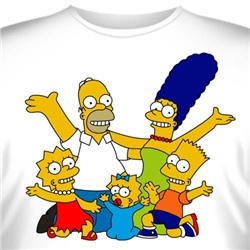 Футболка "Famili Simpson -4"