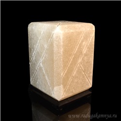 Соляной светильник "Прямоугольник" 130*130*205мм 3-5кг, свечение белое