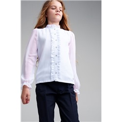 Блуза для девочки с оборками 22327067