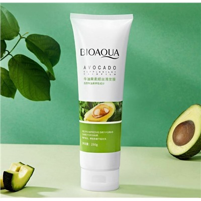 15%Bioaqua, Увлажняющая, питательная маска для волос, с маслом  авокадо, 250 гр.