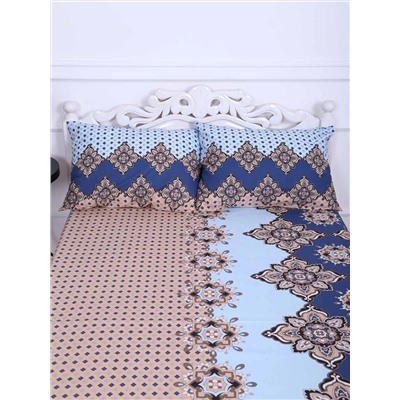 Текс-Плюс / Комплект наволочек поплин - Марокко, цвет голубой