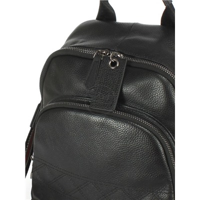 Рюкзак жен натуральная кожа OPI-8534,  1отд,  4внутр+4внеш/карм,  черный 247373