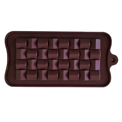 Форма силиконовая для шоколада «Плитка плетение»