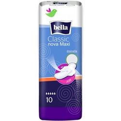 Гигиенические прокладки Bella (Белла) Nova Classiс Maxi, 5 капель, 10 шт