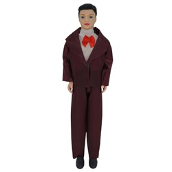 Кукла Мальчик в костюме 31*11см  / пакет 611-13