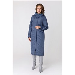 Синее женское пальто 22304