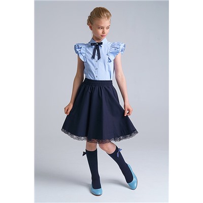 Оригинальная школьная юбка для девочки 22127107