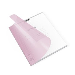 Тетрадь  18л клетка с пластиковой обложкой 56360 Классика CoverPrо Pastel розовая Erich Krause
