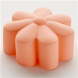 Набор из 6 формочек для кексов Ø6,5х3,5см силиконовых BE-4458S/6 "Ромашки" розовый
