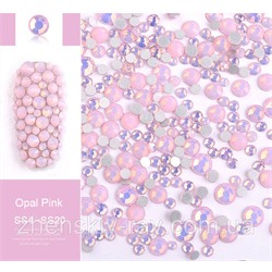 Стразы для дизайна ногтей Opal Pink