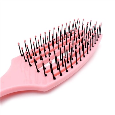 Rama Rose Расчёска для волос продувная туннельная 5038-2, пластик, 23,5 см