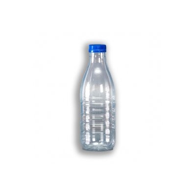 Бутылка МОЛОЧНАЯ 1 литр ПРОЗРАЧНАЯ (64)