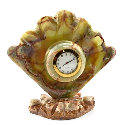 Часы из камня "Морская ракушка" 170*90*170мм.