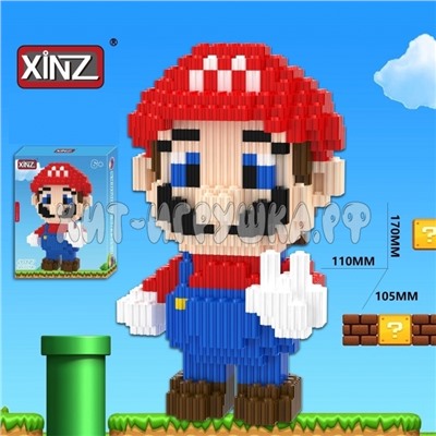 Конструктор 3D из миниблоков МАРИО Mario 1349 дет. 5027, 5027