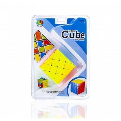 Magic Cube.Головоломка Кубик "Hot Wheels" 6,5х6,5см (грани в виде геомет. фигур) блист. арт.WZ-13114