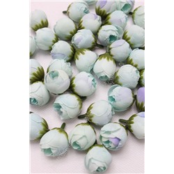 Головки цветов "Пион" 2,5 см (50 шт) SF-045, голубой №4