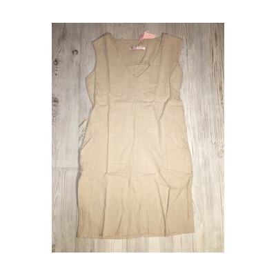 Платье-сарафан, цвет бежевый, размер 44