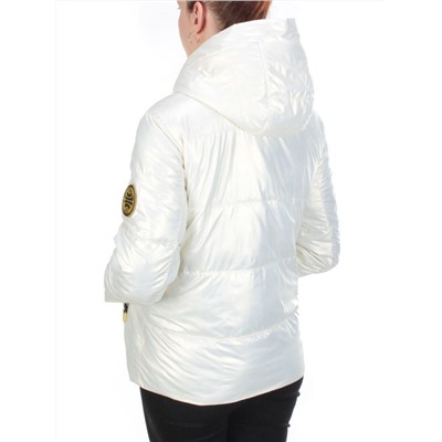 8262 WHITE Куртка демисезонная женская BAOFANI (100 гр. синтепон) размер 50