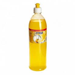 Жидкое средство для посуды 1 кг КАПЛЯ СОЛНЦА Лимон (пуш-пул)