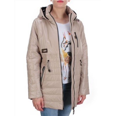 8250 BEIGE Куртка демисезонная женская BAOFANI (100 гр. синтепон) размер 50/52 российский