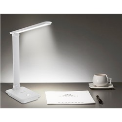 Светодиодная настольная лампа с диммером DE502 WH белый LED 3000-6400K 9W