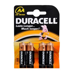 Батарейка Duracel пальчиковые 4 шт