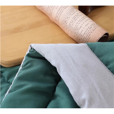 Комплект постельного белья Однотонный Сатин с Одеялом FB001