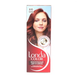 ,Краска для волос LondaColor Cream  8/45  Огненно-красный (срок до 10,25г.) АКЦИЯ! СКИДКА 25%