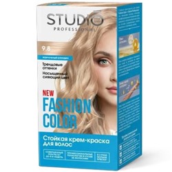 STUDIO  FASHION COLOR Краска стойкая 9.8 жемчужный блондин