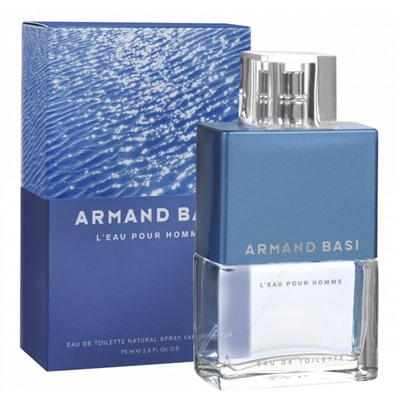 ARMAND BASI L"eau pour HOMME 75ml edt  M~