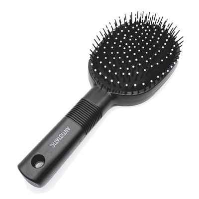 Rama Rose Расчёска для волос массажная с зеркалом М-9880, пластик, 17 см