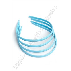 Ободки для волос 0,8 см пластиковые (20 шт) SF-452, голубой