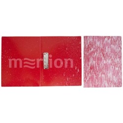 Папка с боковым зажимом пластиковая Melange MLPZ07CRED 0.7мм красная (1211644) Бюрократ