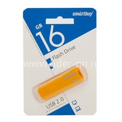 USB Flash 16GB SmartBuy CLUE желтый 2.0