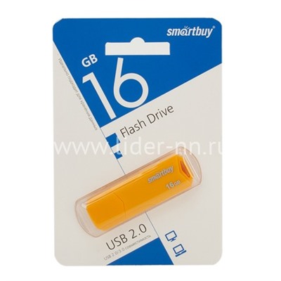 USB Flash 16GB SmartBuy CLUE желтый 2.0